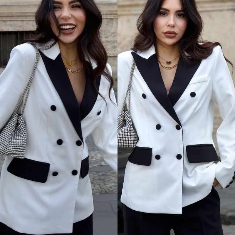 Women'S Formal Wear Jackets - Modern Woman Suits 2 Pieces Blazer