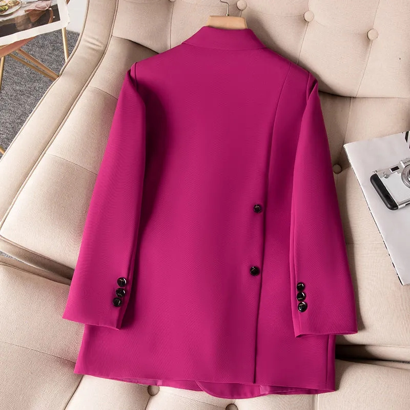 Women'S Formal Wear Jackets - Ladies Formal Blazers 2023 New Rose