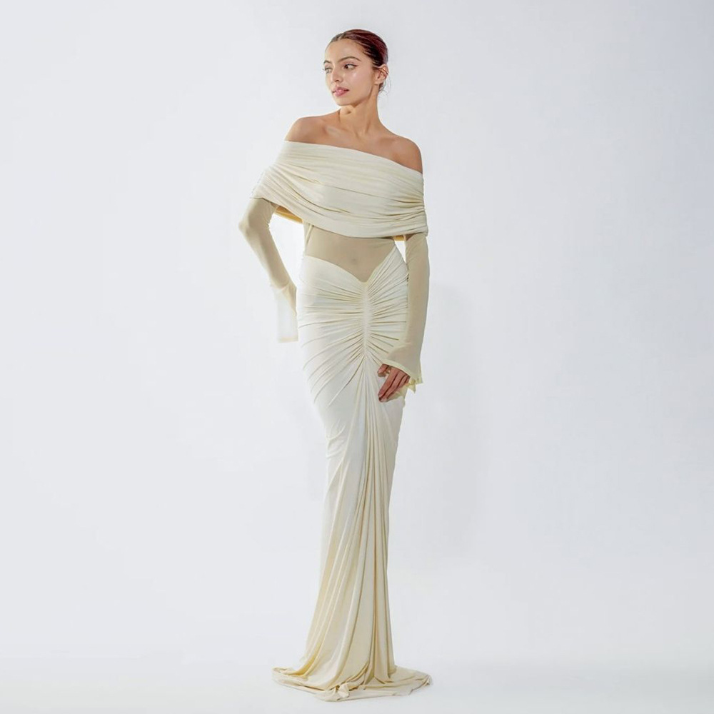 Beige Women Prom Dress Sexy Of - огляд і ціна Women'S Formal Wear For Wedding Guest