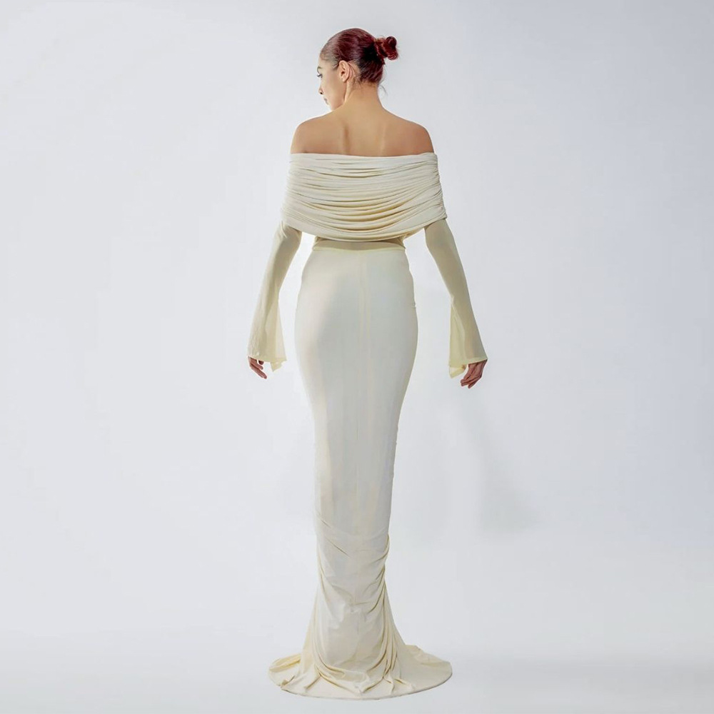Beige Women Prom Dress Sexy Of - огляд і ціна Women'S Formal Wear For Wedding Guest