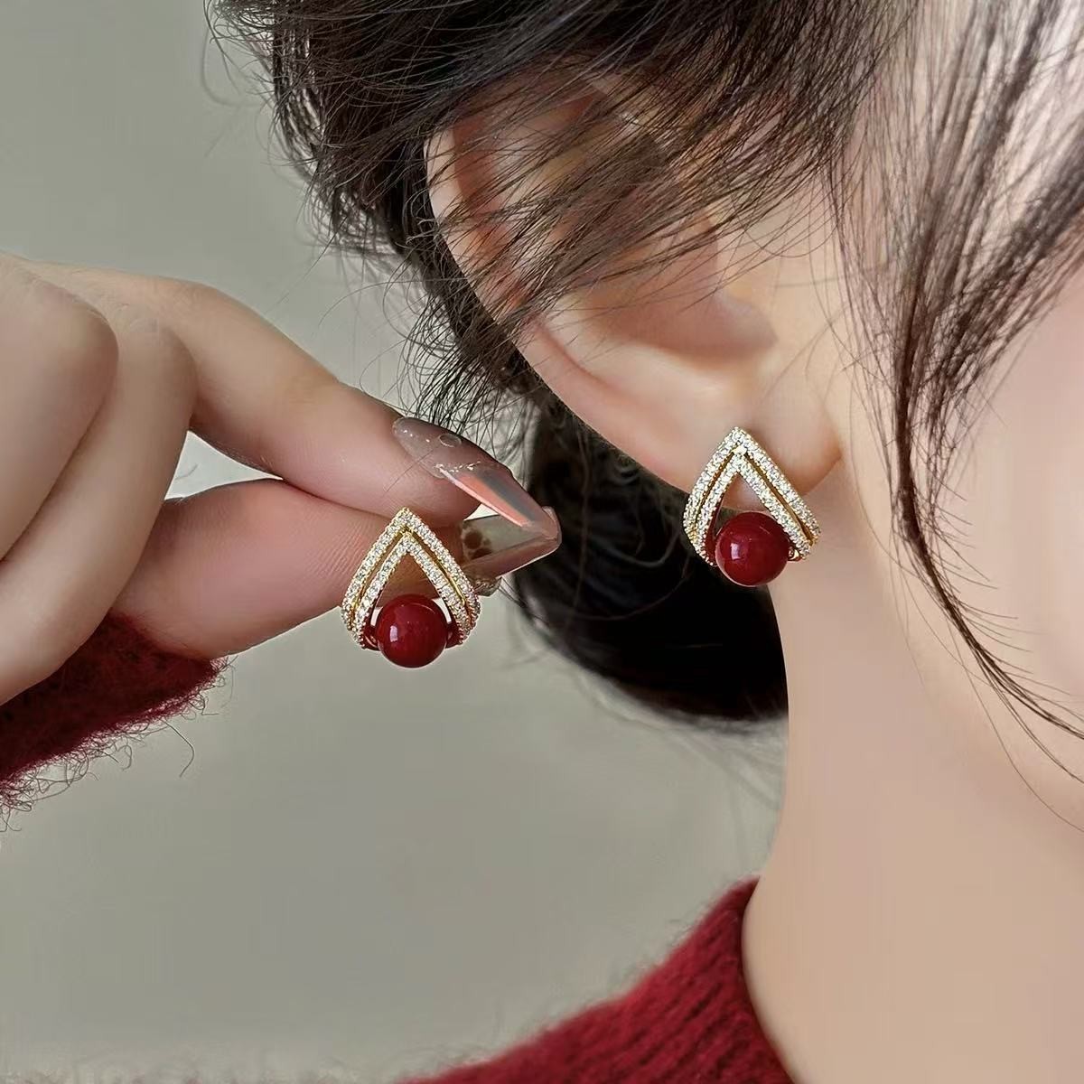 925 Silver Needle Korean Fashi - огляд і ціна Pearl Earring Stud