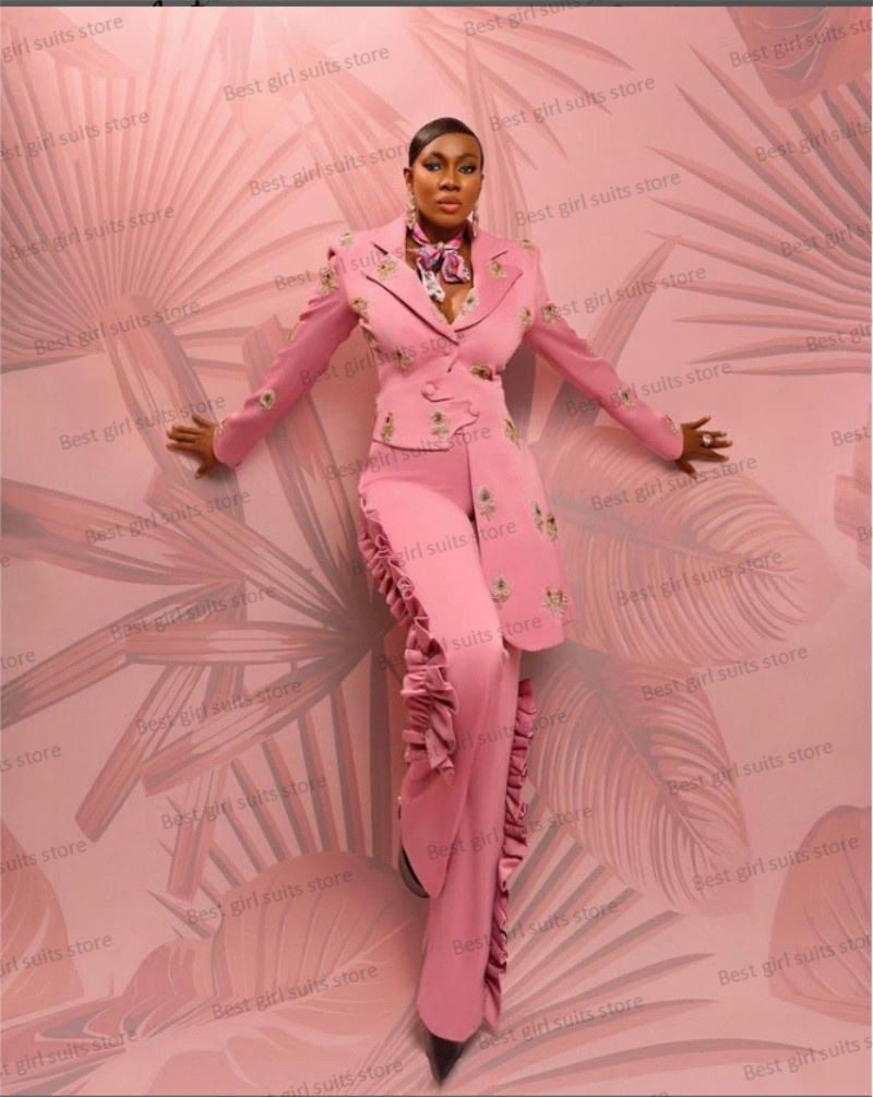 Pink Wedding Women Suit Set Bl - огляд і ціна Women'S Formal Wear For Wedding Guest