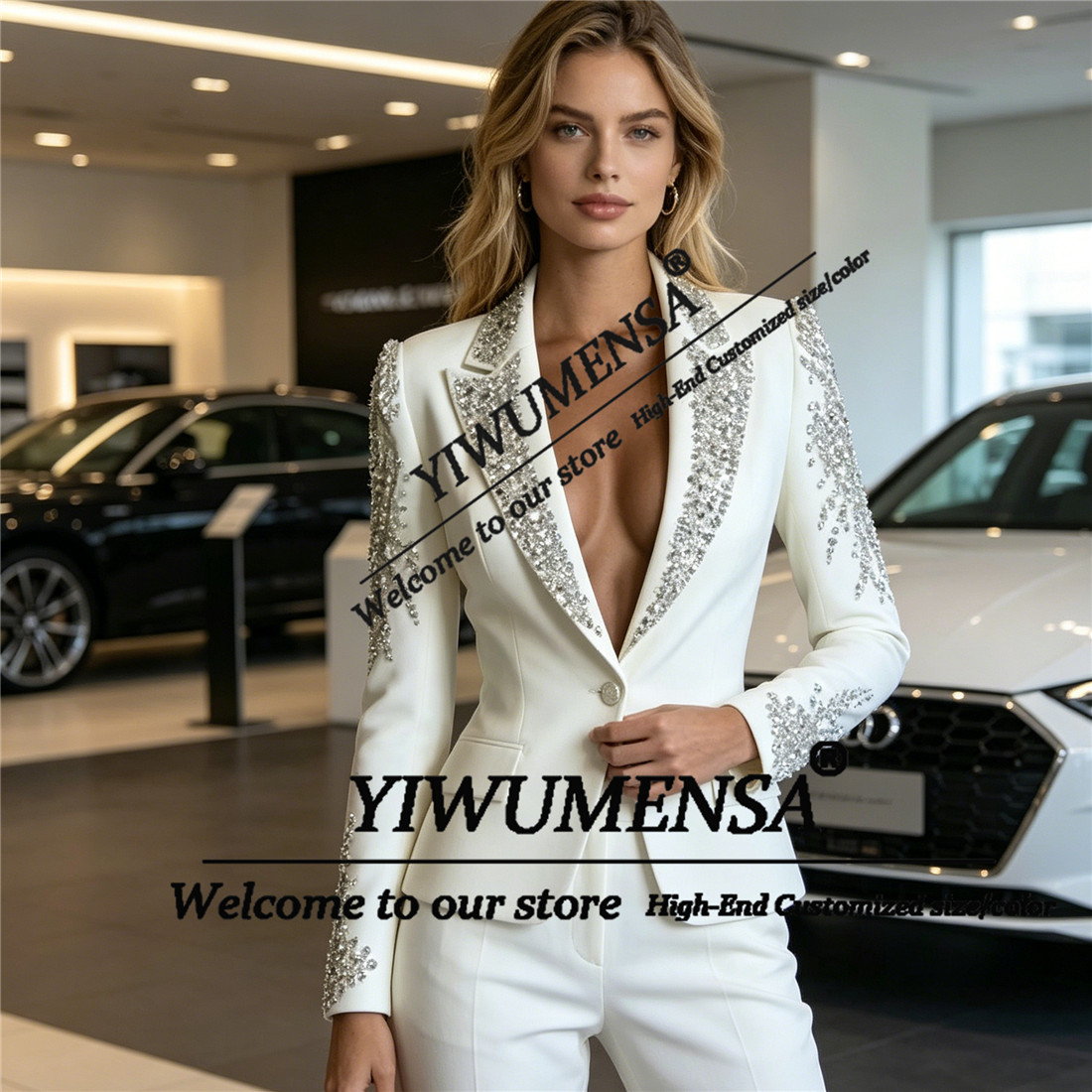 Luxury Women Suits 2 Pieces Se - огляд і ціна Women Formal Wear Pants