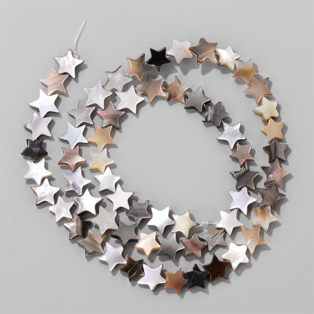 8/10/12mm Star Shape Black Gra - огляд і ціна Pearl Earring Stud
