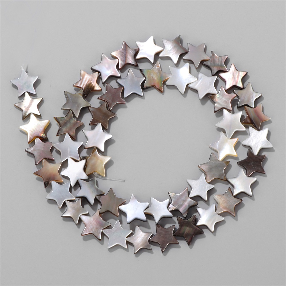 8/10/12mm Star Shape Black Gra - огляд і ціна Pearl Earring Stud