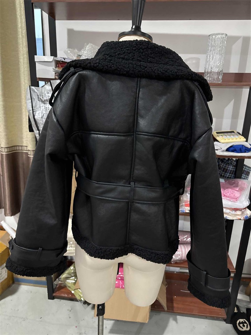 PU Leather Fur Black Women Jac - огляд і ціна Women'S Formal Wear Jackets