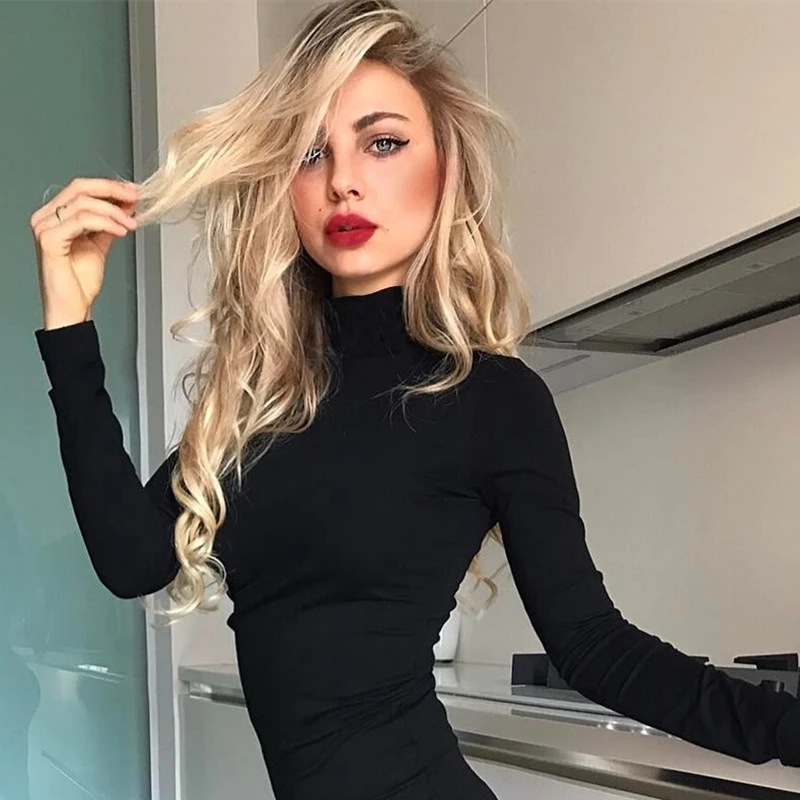 Turtleneck Bodysuit Women Long - огляд і ціна Turtleneck Bodysuit Office