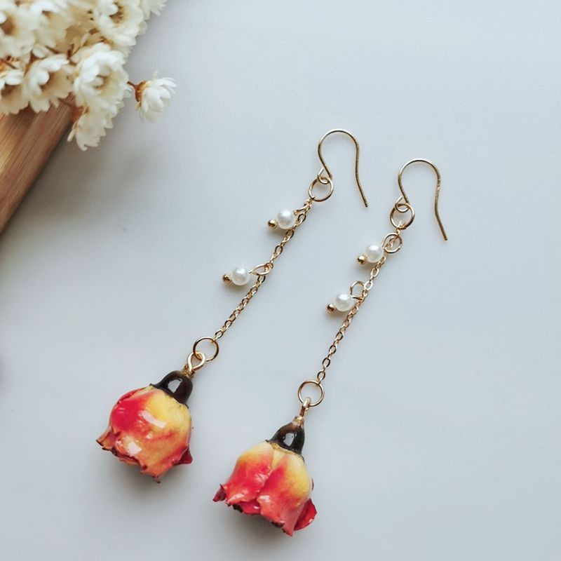 Elegant Immortal Rose Pearl Ta - огляд і ціна Pearl Earring Stud