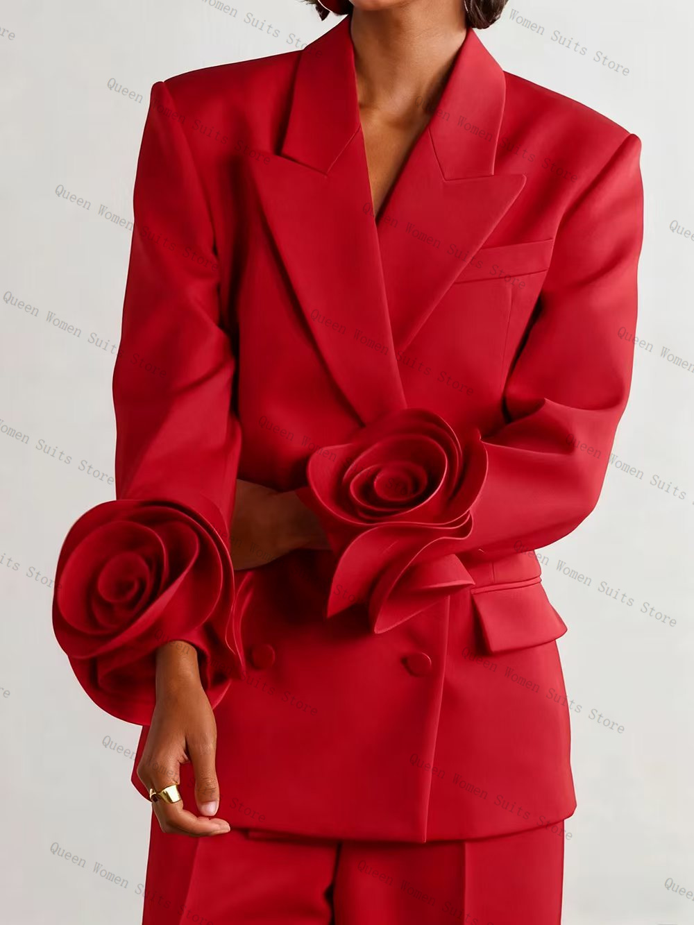Luxury Red Women Suit Set 2 Pc - огляд і ціна Women'S Formal Wear For Wedding Guest