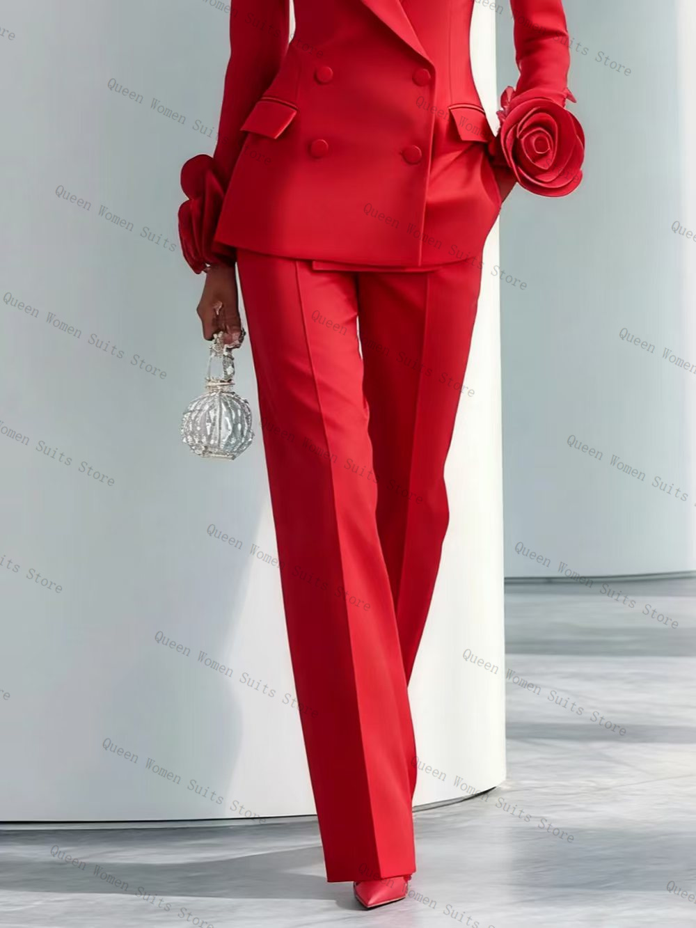 Luxury Red Women Suit Set 2 Pc - огляд і ціна Women'S Formal Wear For Wedding Guest