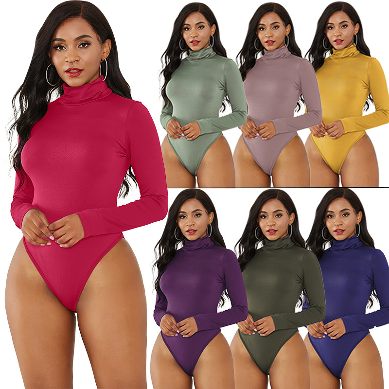 Women Bodysuit Turtleneck Autu - огляд і ціна Turtleneck Bodysuit Office