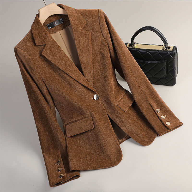 Yellow Gold Velvet Blazer Wome - огляд і ціна Women'S Formal Wear Jackets