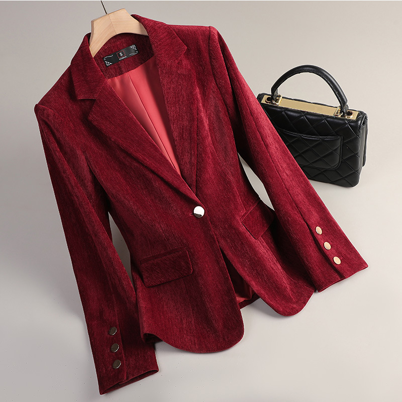 Yellow Gold Velvet Blazer Wome - огляд і ціна Women'S Formal Wear Jackets