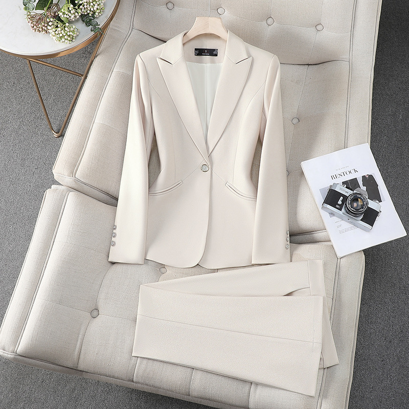 Office Ladies Formal Pant Suit - огляд і ціна Women Formal Wear With Black Blazer