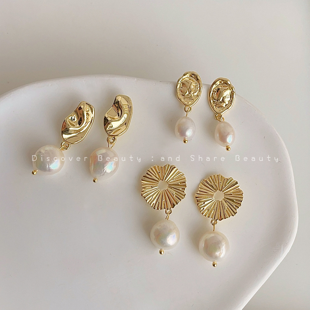DIY accessories French retro b - огляд і ціна Pearl Earring Stud