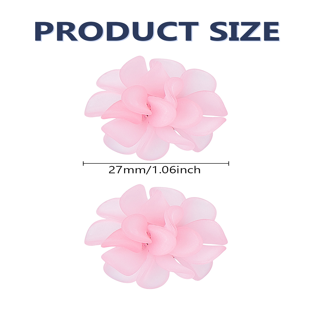 1Pair Flower Acrylic Stud Earr - огляд і ціна Pearl Earring Stud