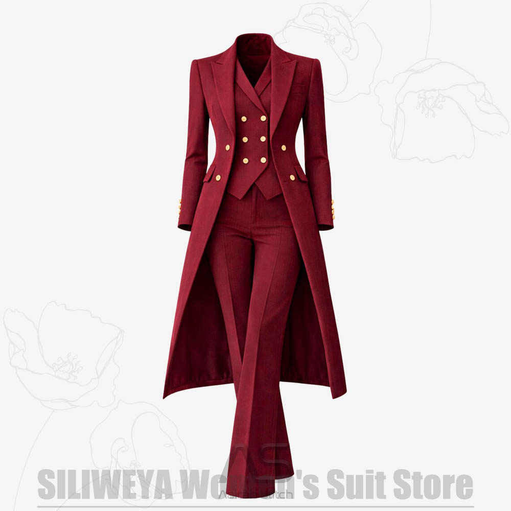 Women's Suit 3 Piece Double Br - огляд і ціна Women Formal Wear Pants