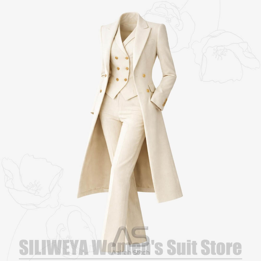 Women's Suit 3 Piece Double Br - огляд і ціна Women Formal Wear Pants