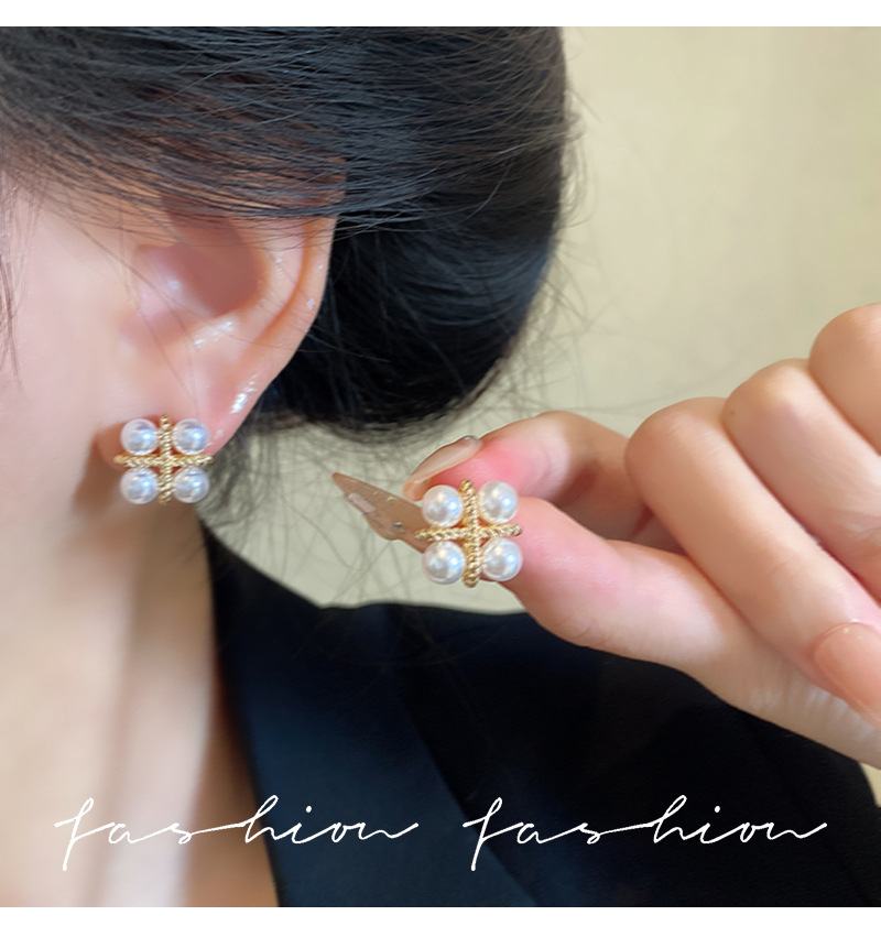 925 Silver Needle Korean Fashi - огляд і ціна Pearl Earring Stud