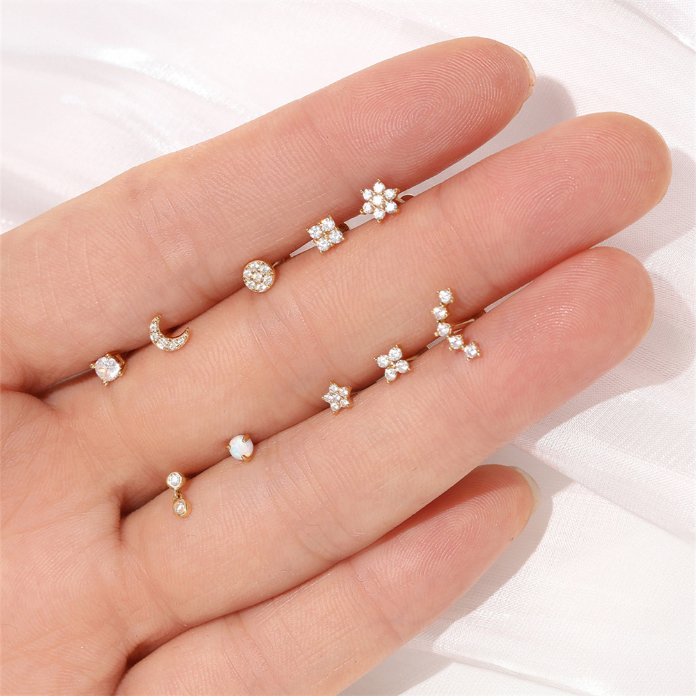 Aide DIY Zircon Pearl Earring  - огляд і ціна Pearl Earring Stud