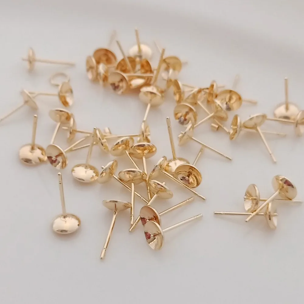 14K Gold-plated Bead Accessori - огляд і ціна Pearl Earring Stud