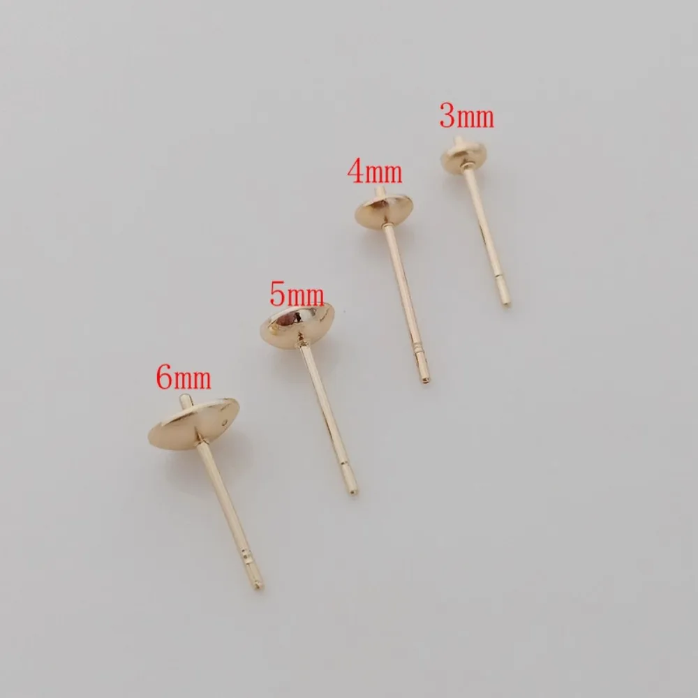 14K Gold-plated Bead Accessori - огляд і ціна Pearl Earring Stud