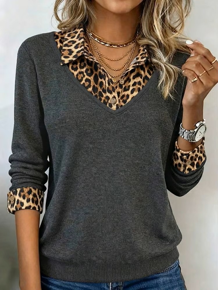 A ladies' V-neck long-sleeved  - огляд і ціна Women Formal Wear Office