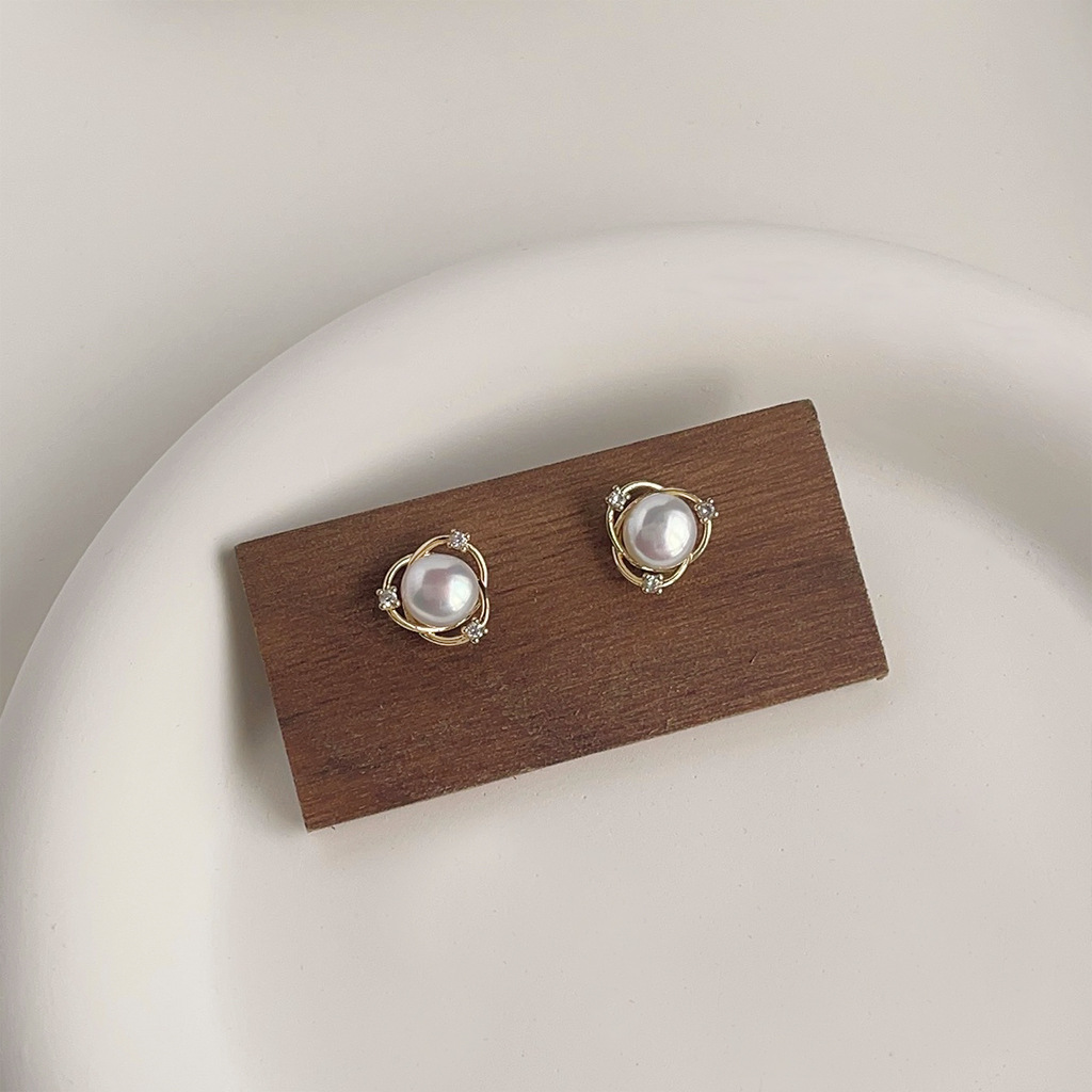 DIY accessories Personality sm - огляд і ціна Pearl Earring Stud