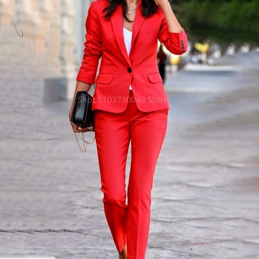 Fashion Office Ladies Blazer a - огляд і ціна Women Formal Wear Trousers